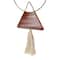Hello Honey® Geometric Metal & Cotton Wall Hanging with Tassel